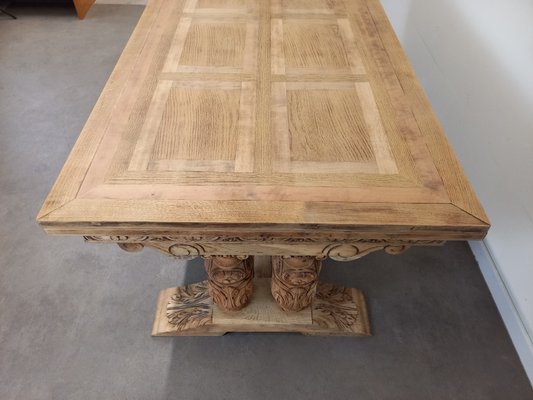 Large Extending Monastery Table, 1950s-TUK-2033758