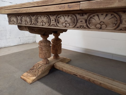 Large Extending Monastery Table, 1950s-TUK-2033758