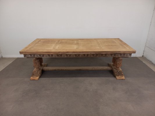 Large Extending Monastery Table, 1950s-TUK-2033758