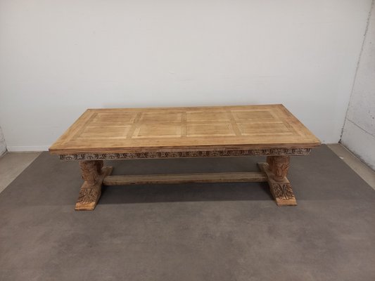 Large Extending Monastery Table, 1950s-TUK-2033758