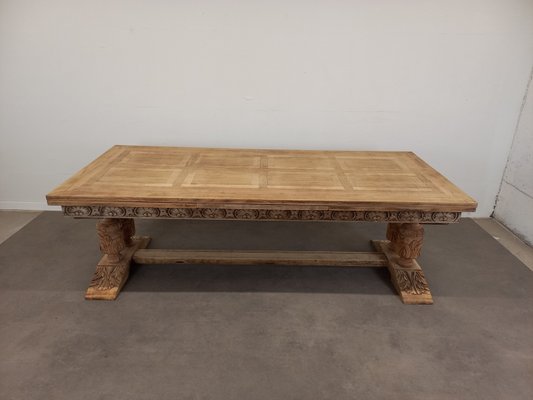 Large Extending Monastery Table, 1950s-TUK-2033758