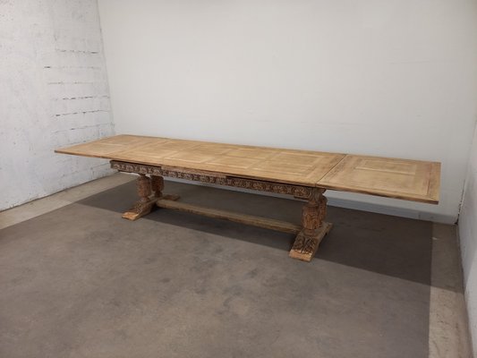 Large Extending Monastery Table, 1950s-TUK-2033758