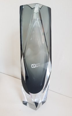 Large Faceted Murano Glass Vase from Nason, 1960s-QDP-595771