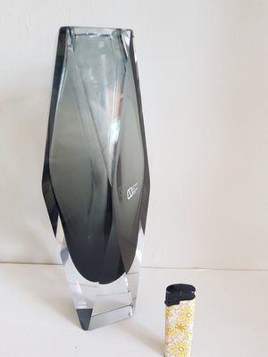 Large Faceted Murano Glass Vase from Nason, 1960s-QDP-595771