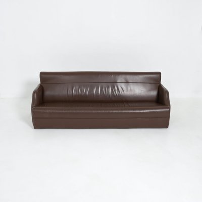 Large Farnese Sofa in Leather by Luigi Caccia Domination for Gavina, 1990s-VT-1446720