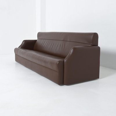 Large Farnese Sofa in Leather by Luigi Caccia Domination for Gavina, 1990s-VT-1446720