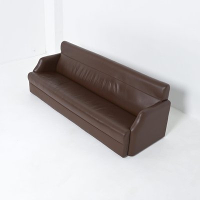 Large Farnese Sofa in Leather by Luigi Caccia Domination for Gavina, 1990s-VT-1446720