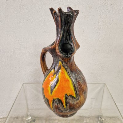 Large Fat Lava Ceramic Vase, 1970s-WK-1780534