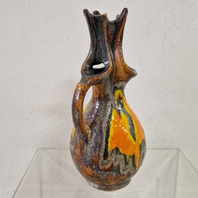 Large Fat Lava Ceramic Vase, 1970s-WK-1780534