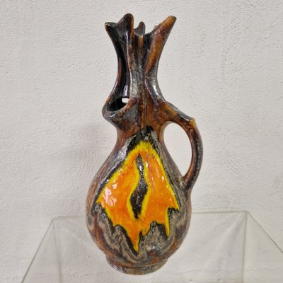 Large Fat Lava Ceramic Vase, 1970s-WK-1780534