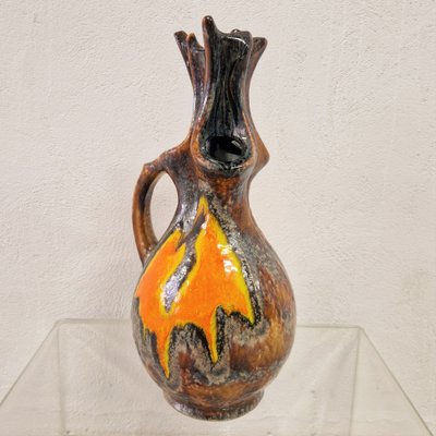 Large Fat Lava Ceramic Vase, 1970s-WK-1780534