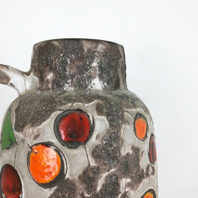 Large Fat Lava Multi-Color 420-54 Pottery Vase from Scheurich, 1970s-QZ-1140544