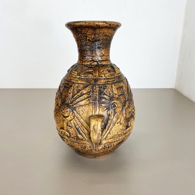 Large Fat Lava Pottery Vase by Jasba Ceramics, Germany, 1970s-QZ-1307131