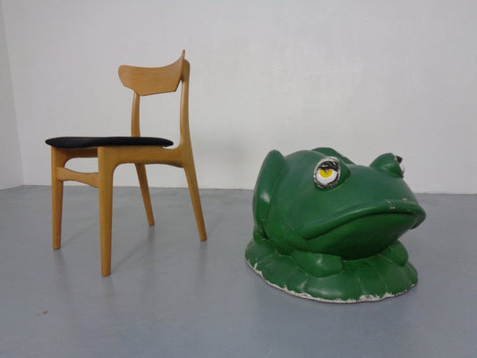 Large Fiberglass Garden Frog, 1960s