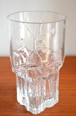 Large Finnish Glass Vase by Tapio Wirkkala for Iittala, 1960s-OV-866618