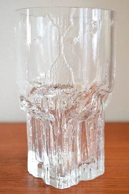 Large Finnish Glass Vase by Tapio Wirkkala for Iittala, 1960s-OV-866618