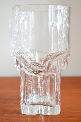 Large Finnish Glass Vase by Tapio Wirkkala for Iittala, 1960s-OV-866618