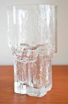 Large Finnish Glass Vase by Tapio Wirkkala for Iittala, 1960s-OV-866618