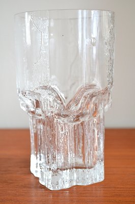 Large Finnish Glass Vase by Tapio Wirkkala for Iittala, 1960s-OV-866618