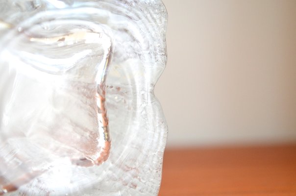 Large Finnish Glass Vase by Tapio Wirkkala for Iittala, 1960s-OV-866618