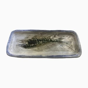 Large Fish Ceramic Dish by Albert Thiry-TEP-1288669