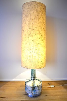 Large Floor Lamp with Glass Base, 1970s-OV-1777720