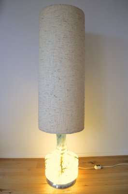 Large Floor Lamp with Glass Base, 1970s-OV-1777720