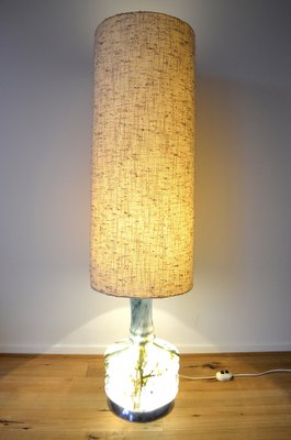 Large Floor Lamp with Glass Base, 1970s-OV-1777720