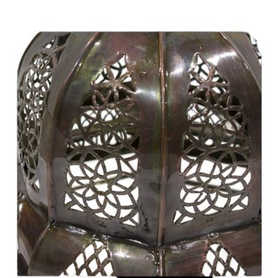 Large Floor Lantern in Brass and Glass-TCS-1320039