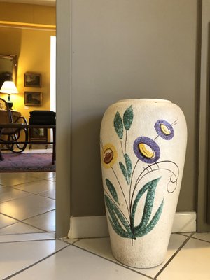 Large Floral Ceramic Vase-TEP-1234802