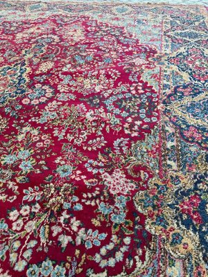 Large Floral Kirman Style Rug, 1930s-YMM-1801605