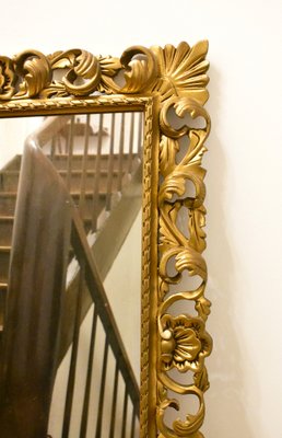 Large Florentine Giltwood Wall Mirror, 1930s-CTD-1752521