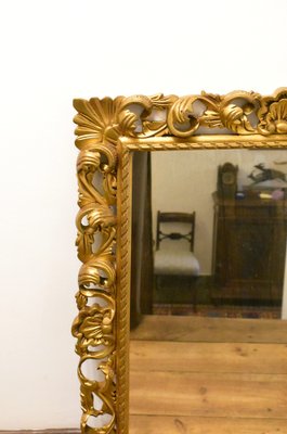 Large Florentine Giltwood Wall Mirror, 1930s-CTD-1752521