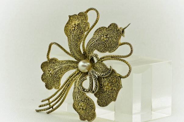 Large Flower Brooch by Theodor Fahrner, Germany, 1935-LOB-947462