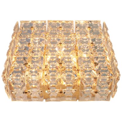 Large Flush Mount Crystal Light Fixture by Kinkeldey, Germany-UGR-1086268