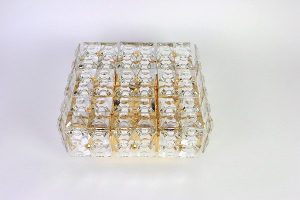 Large Flush Mount Crystal Light Fixture by Kinkeldey, Germany-UGR-1086268