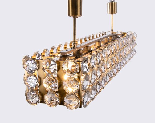 Large Flush Mount in Crystal & Brass from Lobmeyr / Bakalowits & Sons, Vienna-DEK-932742