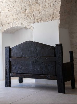 Large Folk Art Bench, 18th Century-PPI-2021415