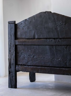 Large Folk Art Bench, 18th Century-PPI-2021415