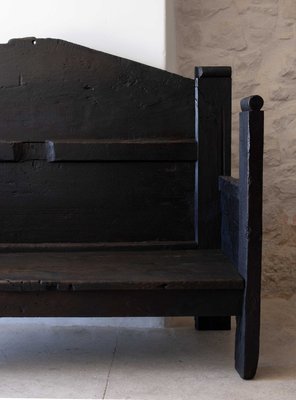 Large Folk Art Bench, 18th Century-PPI-2021415