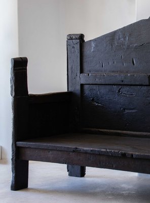 Large Folk Art Bench, 18th Century-PPI-2021415