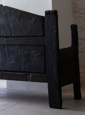 Large Folk Art Bench, 18th Century-PPI-2021415