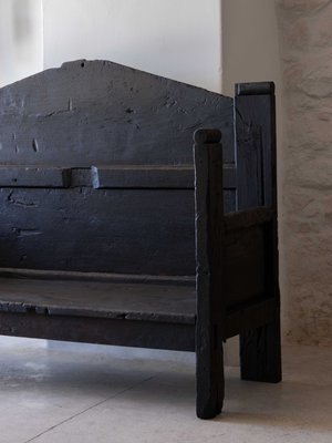 Large Folk Art Bench, 18th Century-PPI-2021415