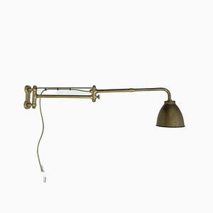 Large French Art Deco Industrial Wall Light, 1940s-GUT-2036715