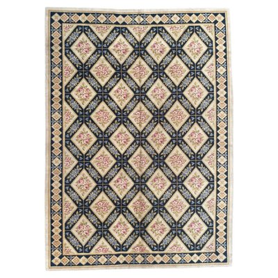 Large French Aubusson Knotted Rug-YMM-1195076