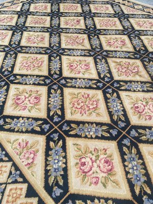 Large French Aubusson Knotted Rug-YMM-1195076