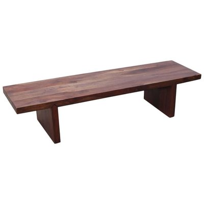 Large French Bench or Coffee Table with Wooden Connectors, 1970s-VLZ-631885