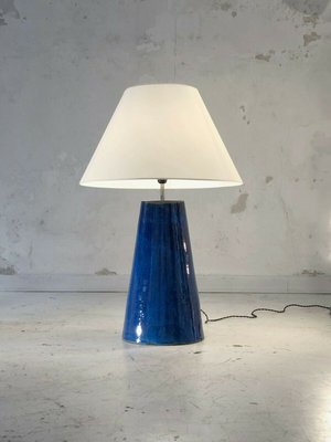 Large French Ceramic Floor Lamp, 1980s-NLF-807586