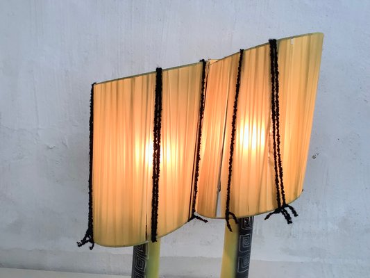 Large French Ceramic Table Lamp by Vallauris, 1950s-AET-1140024