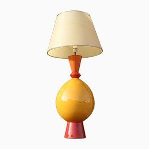 Large French Ceramic Table Lamp from Lampes d""Albret, 1990s-XIJ-792824